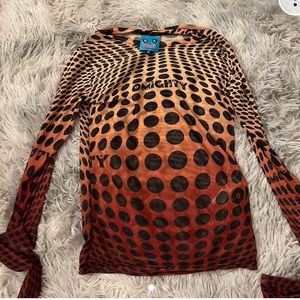 Omighty sheer long sleeve top